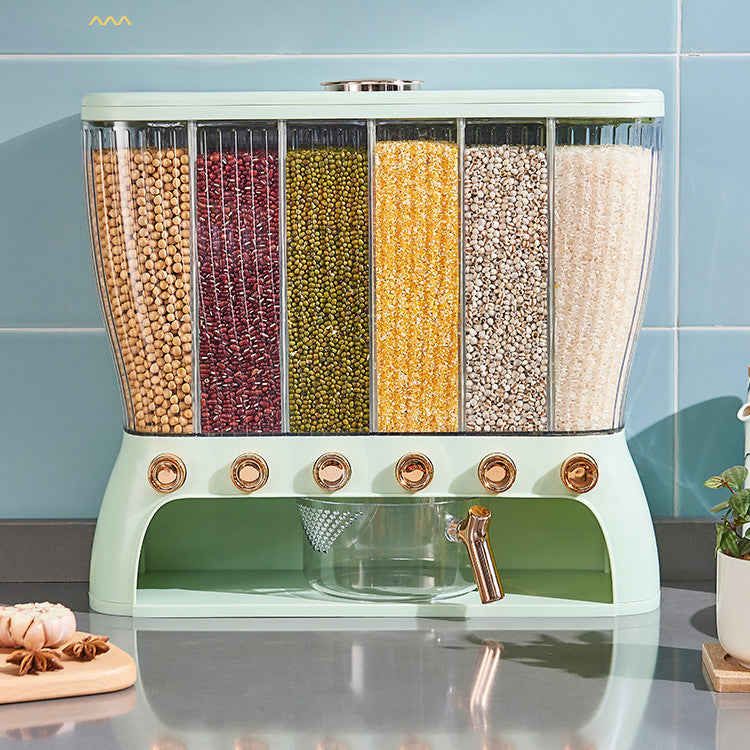 Storage box with separate compartments