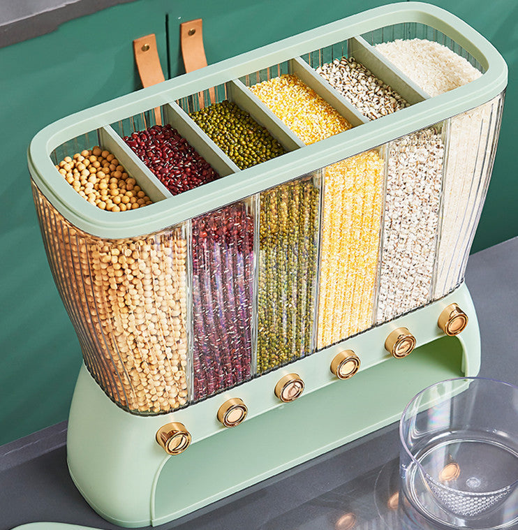 Storage box with separate compartments