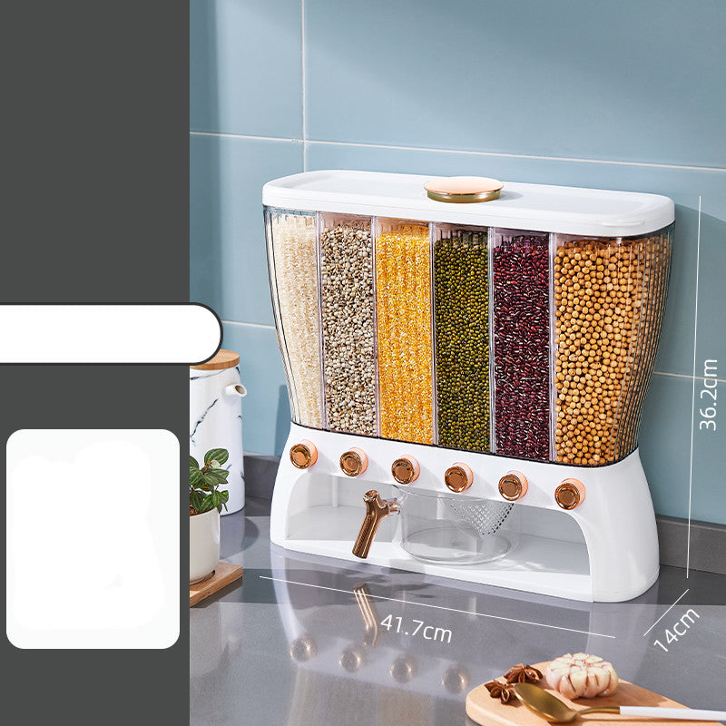 Storage box with separate compartments